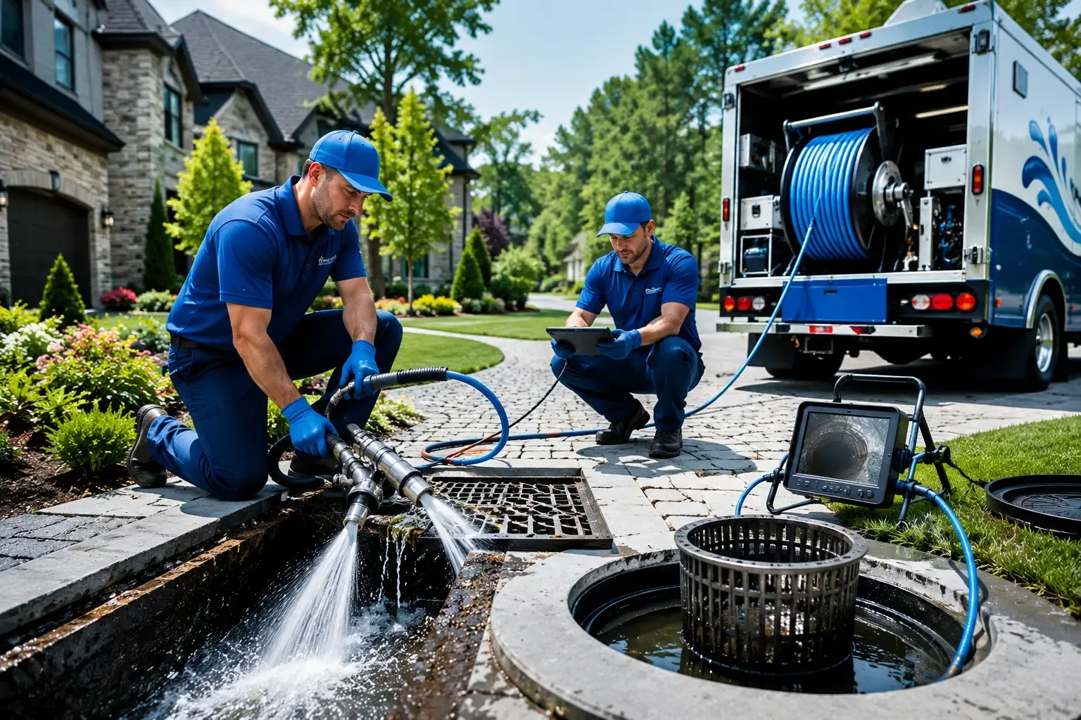 Local outdoor drain cleaning professionals in Scarville, IA
